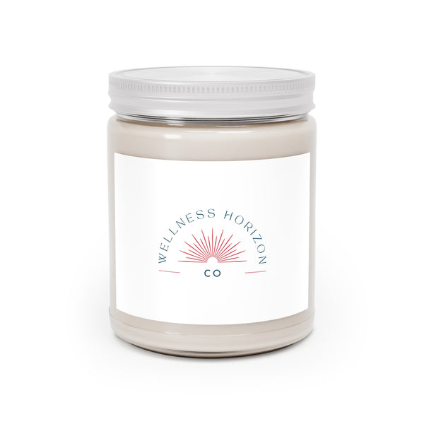 Scented Soy Candles with White Lid, 9oz