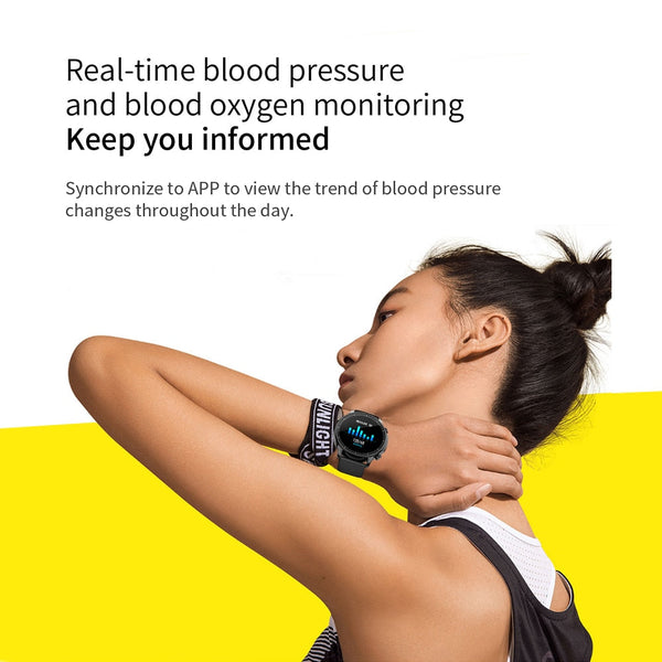 Waterproof Full-Touch Fitness Smartwatch