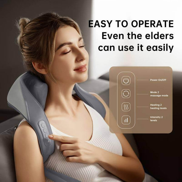 Wireless Neck and Back Massager Portable Device
