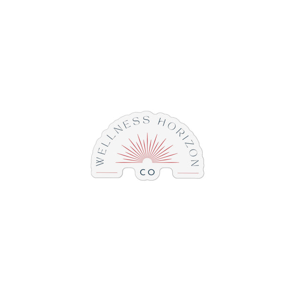 Wellness Horizon Co. Custom Shaped Magnet — Sunburst Logo Fridge Magnet