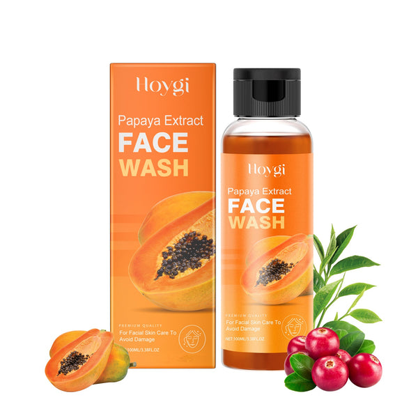 Papaya Gentle Face Wash Hydrating Moisturizing Skin Cleanser