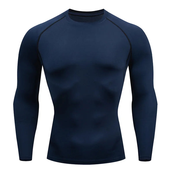 Men’s Spring Autumn Long Sleeve Fitness Tee