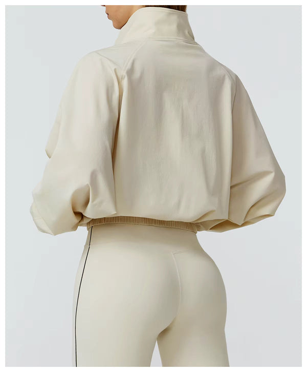 Women’s Long Sleeve Yoga Fitness Jacket With Pockets