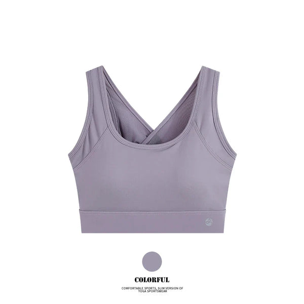 Women’s High-Support Padded Fitness Running Sports Bra