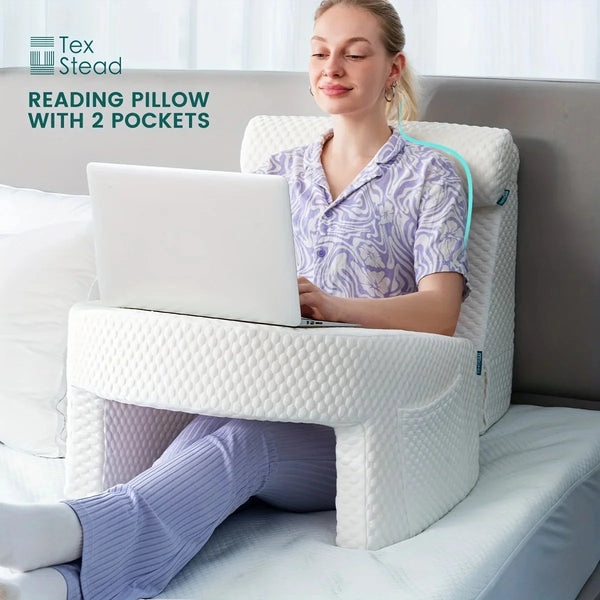 Oversized Memory Foam Gaming Armrest Reading Cushion