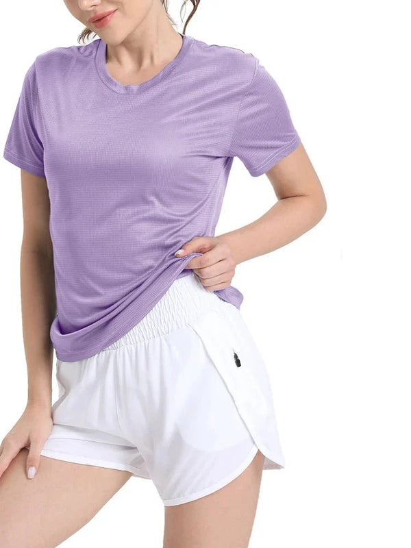Women’s Quick-Dry Compression Gym Running T-Shirt