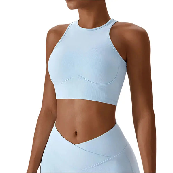 Women’s Gathered Push-Up Fitness Top