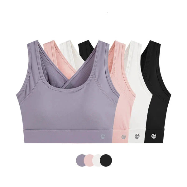 Women’s High-Support Padded Fitness Running Sports Bra