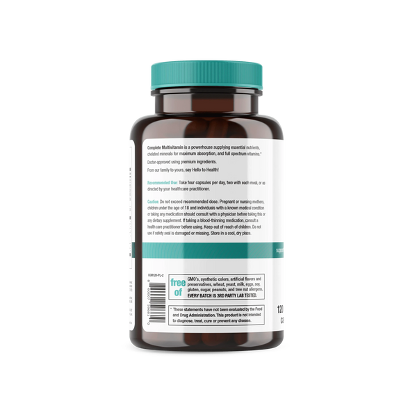 Complete Daily Multivitamin Capsules for Nutritional Support