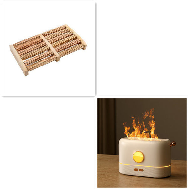 USB Flame Effect Humidifier Desktop Aroma Diffuser